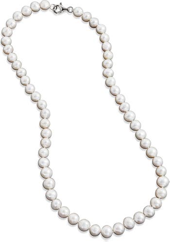 SAVVY CIE JEWELS 8mm Genuine Cultured Pearl Necklace | Nordstromrack
