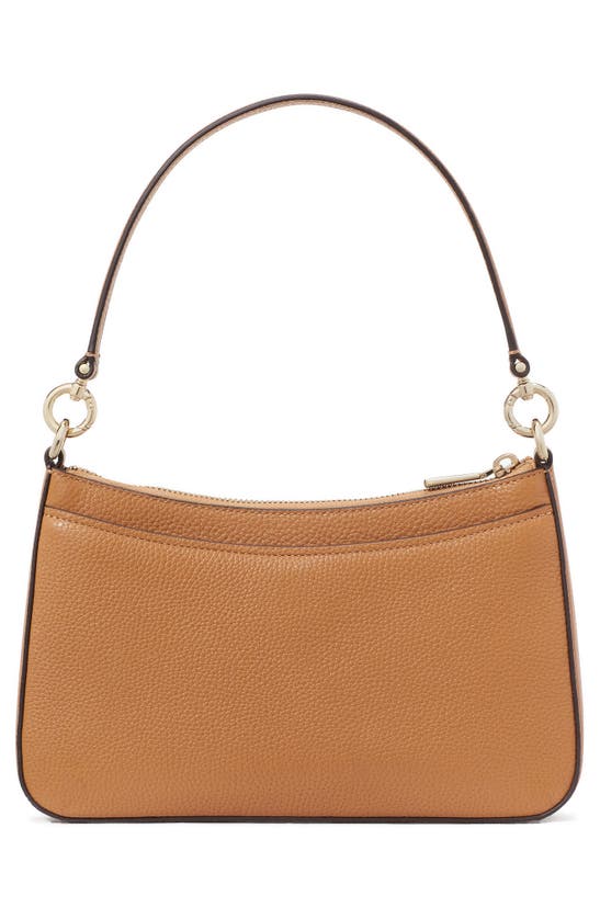 Shop Kate Spade Hudson Pebbled Leather Medium Shoulder Bag In Bungalow