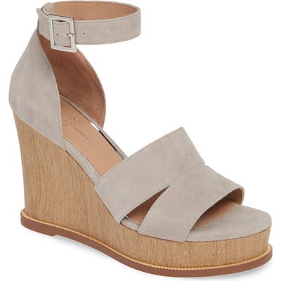 Linea Paolo Emma Wedge Sandal, Grey