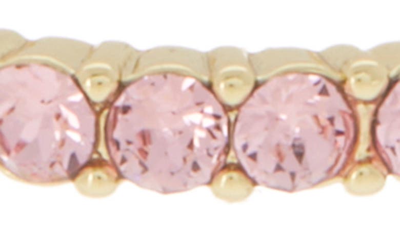 Shop Covet Pink Cz Eternity Band Ring