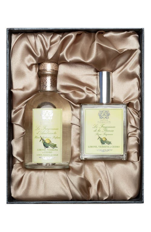 Antica Farmacista Lemon, Verbena & Cedar Reed Diffuser & Room Spray Gift Set 