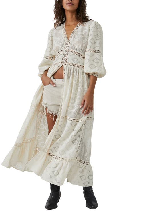 Free People See Me at Sunset Robe in Tea at Nordstrom, Size X-Small