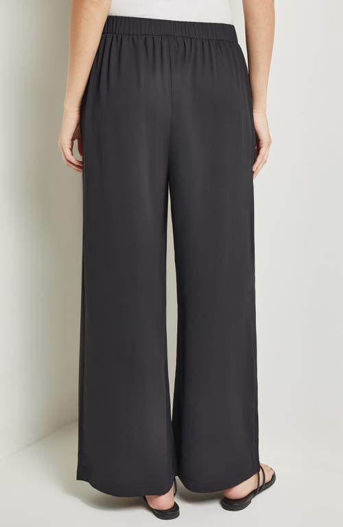 Shop Misook Wide Leg Pants In Black