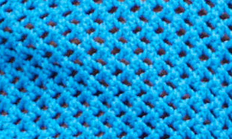 Shop Equipment Tate Open Stitch Cotton Blend Sweater In Brilliant Blue