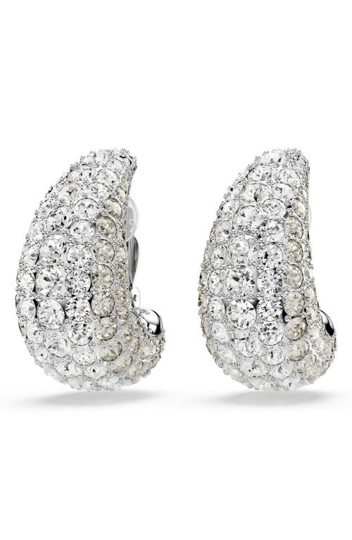 Swarovski Sublima Drop Earrings In Silver