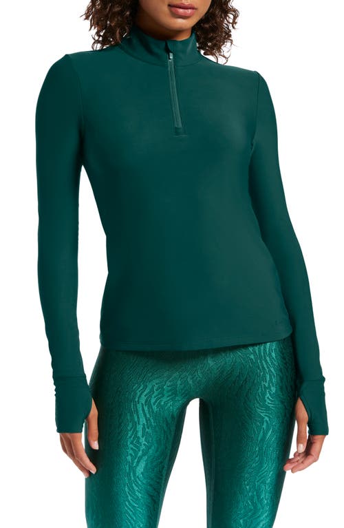 Pro Fleece Quarter Zip Top in Botanical Garden