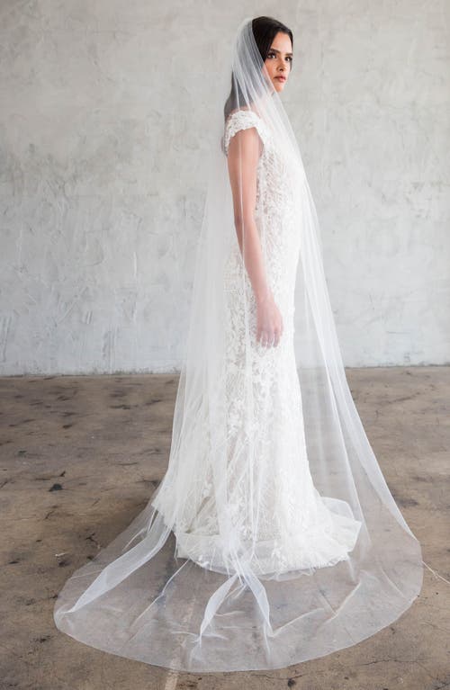 Brides & Hairpins Kortney Chapel Veil in Light Ivory at Nordstrom