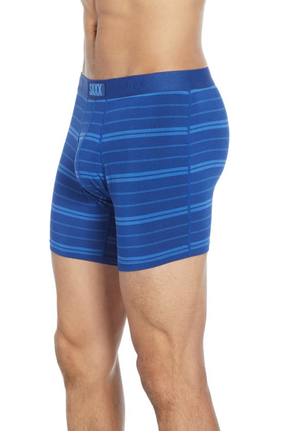 Shop Saxx Ultra Super Soft 2-pack Relaxed Fit Boxer Briefs In Shade Stripe/ Navy