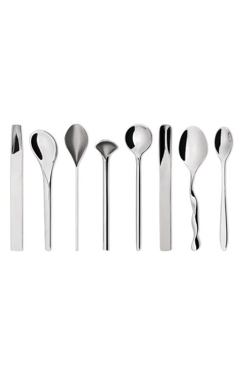 ALESSI 8-Piece Coffee & Tea Lovers Spoon Set in Stainless Steel at Nordstrom
