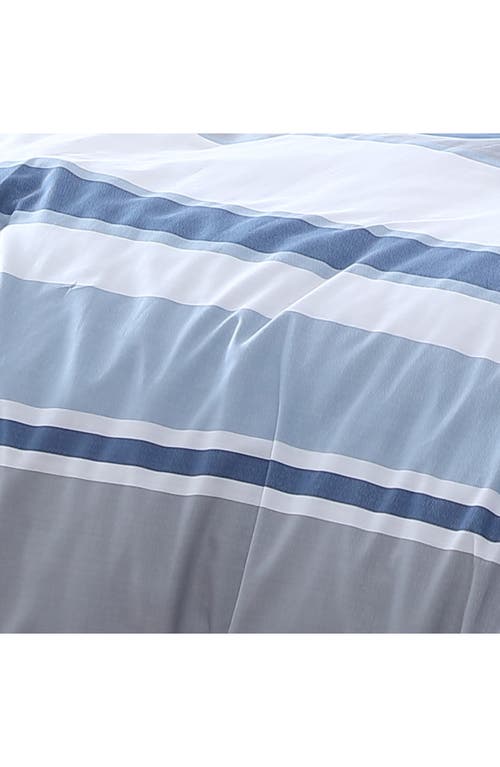 Nautica Trimmer Cotton Comforter Set In Dark Blue