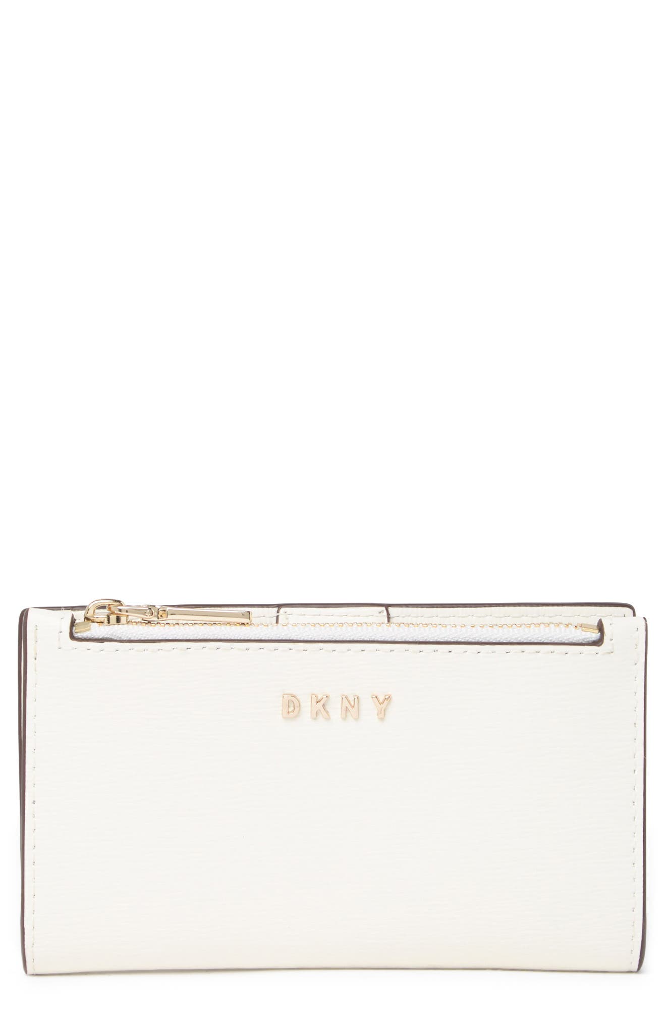 dkny white wallet