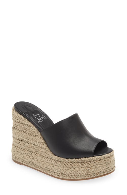 Christian Louboutin Ariella Platform Wedge Espadrille Slide at Nordstrom,