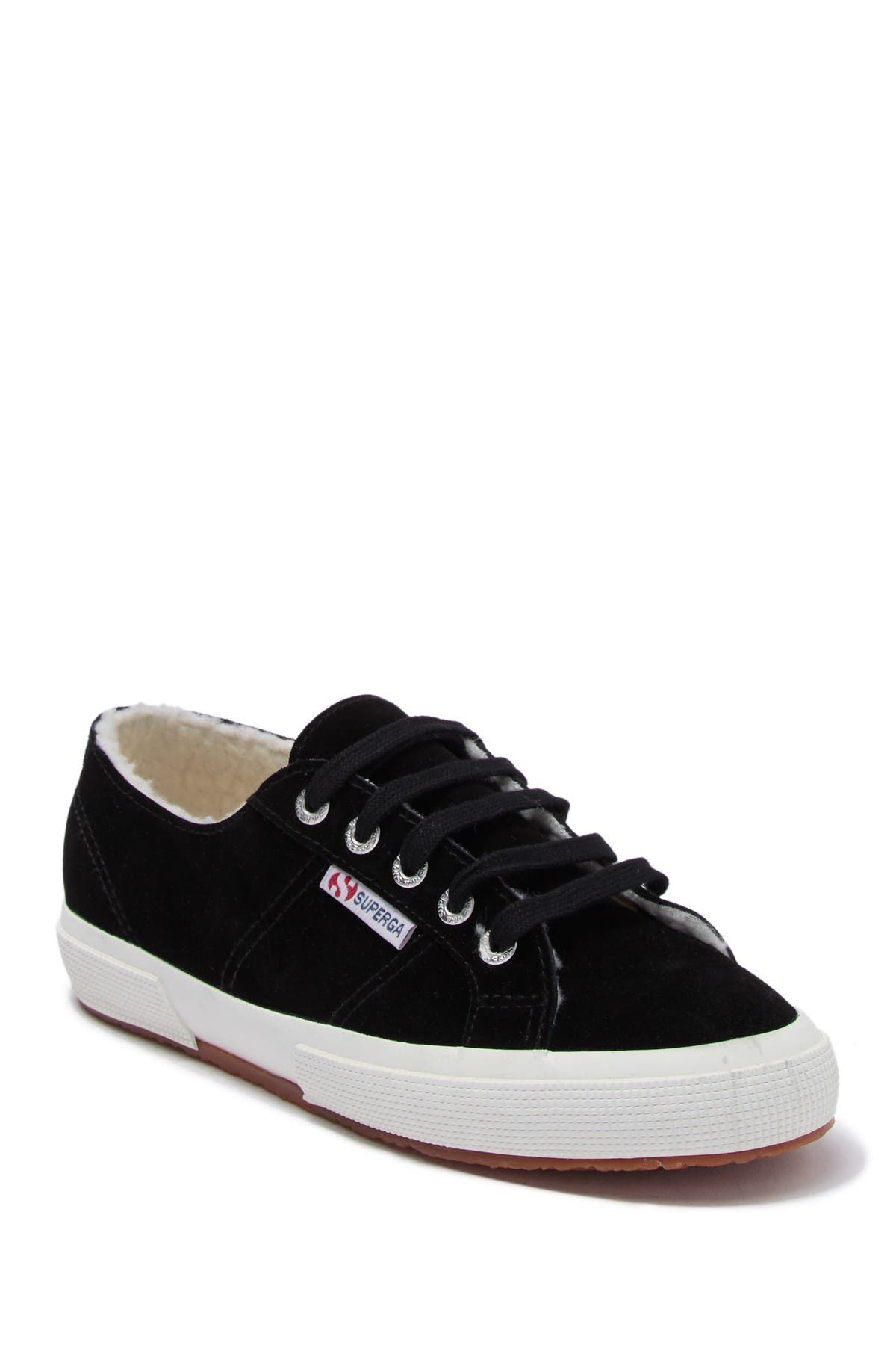 superga fur lined sneakers