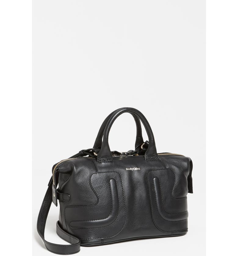 SEE BY CHLOÉ 'Kay' Crossbody Satchel, Main, color, Black