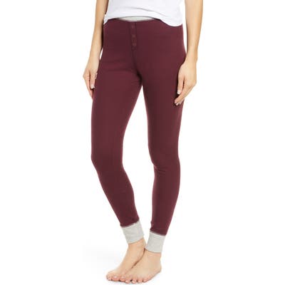 Bp. Thermal Leggings, Burgundy