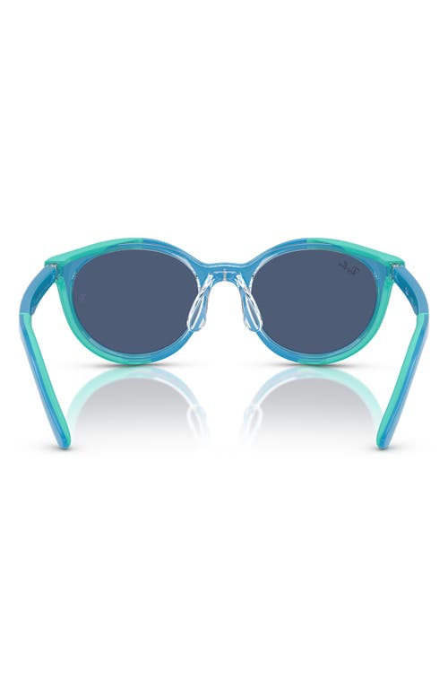 Shop Ray Ban Ray-ban Kids' 47mm Phantos Clip-on Frames In Dark Blue