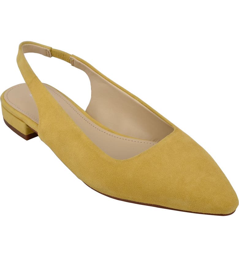 MARC FISHER Fina Slingback Flat, Main, color, YELSU