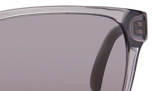 Shop Toms Austin 56mm Polarized Square Sunglasses In Grey Crystal/dark Grey