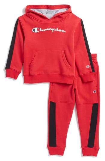 Champion Kids Logo Hoodie Joggers Set toddler br In Lychee ModeSens