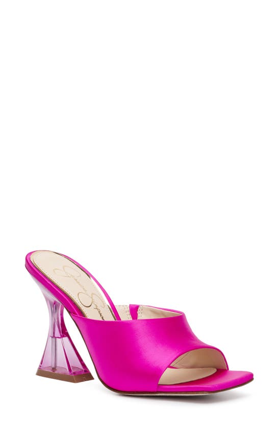 Jessica Simpson Sanaa Slide Sandal In Brightest Pink | ModeSens