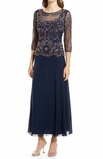 Alex Evenings Sequin Lace Chiffon Gown Nordstrom