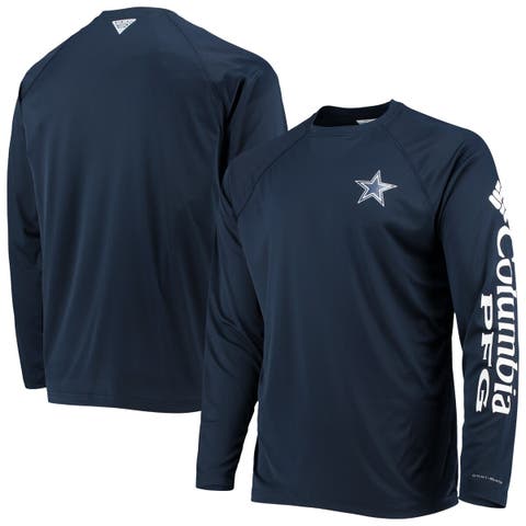 Men's Columbia White Houston Astros Americana Terminal Tackle Omni-Shade  Raglan Long Sleeve T-Shirt