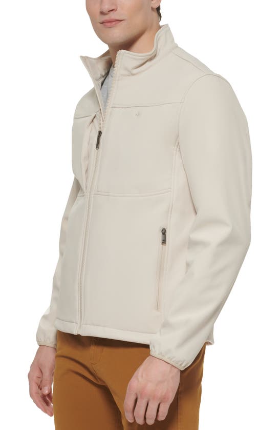 Shop Dockers ® Water Resistant Soft Shell Jacket In Khaki