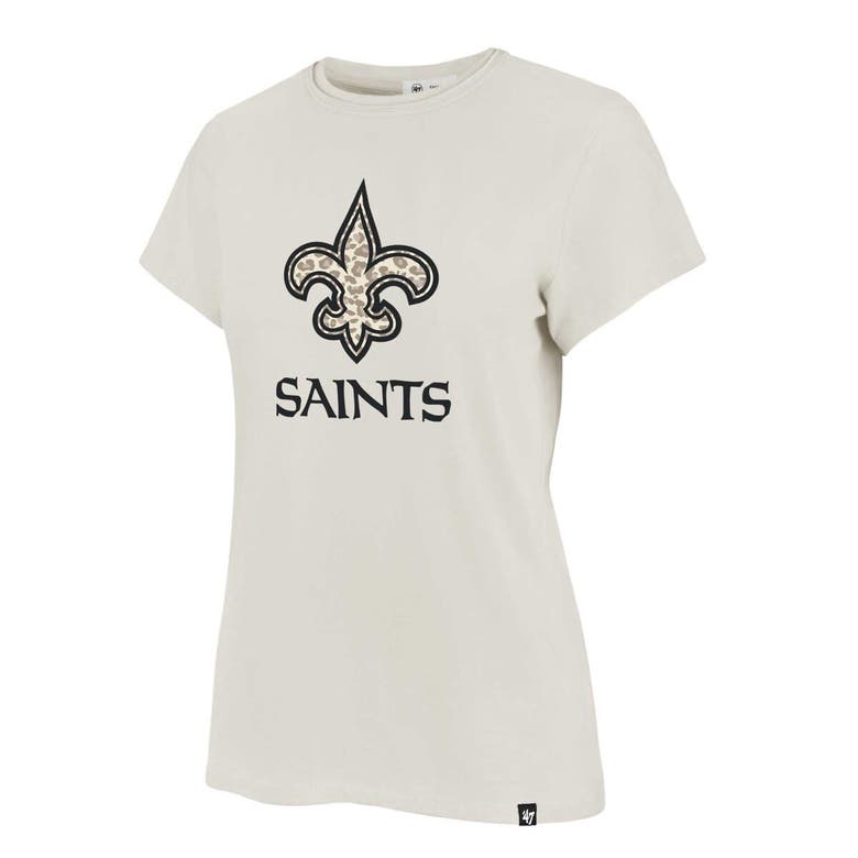 Shop 47 ' Cream New Orleans Saints Panthera Frankie T-shirt