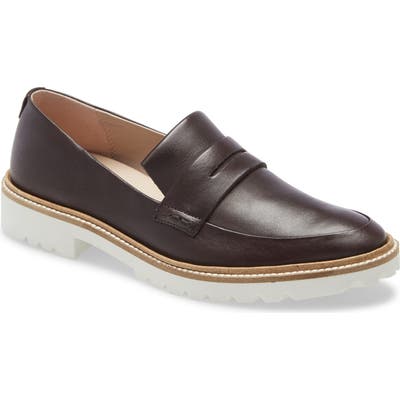 Ecco Incise Penny Loafer, Brown