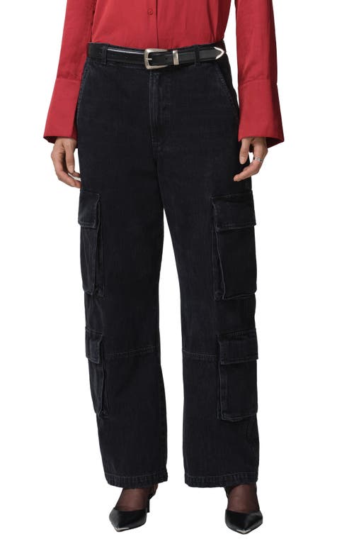 Citizens of Humanity Delena High Waist Organic Cotton Wide Leg Cargo Jeans Leith at Nordstrom,