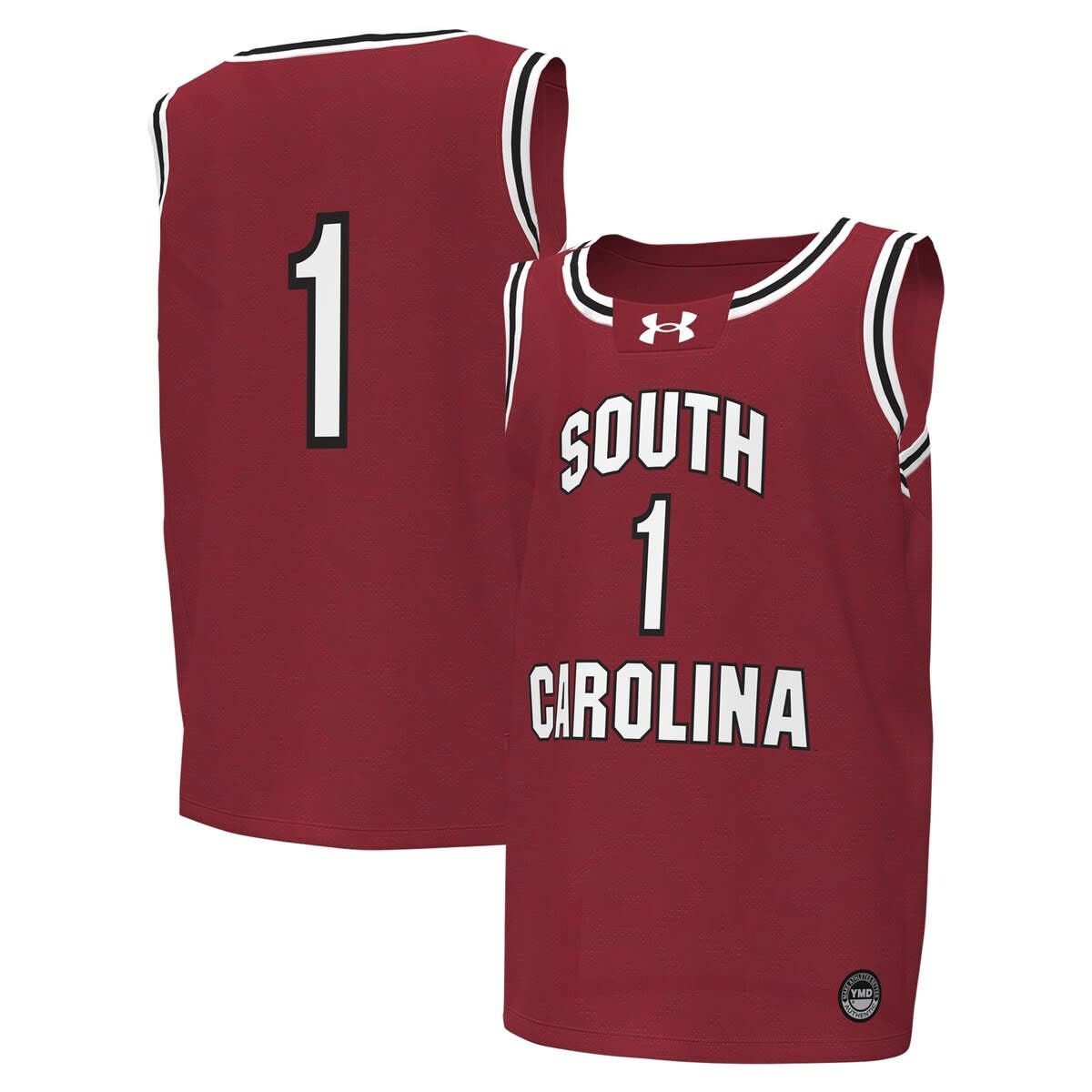 Under Armour Youth Under Armour 1 South Carolina Gamecocks Replica Basketball Jersey