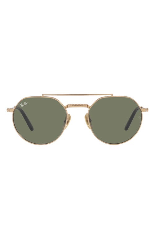 Ray-Ban Jack II 53mm Irregular Sunglasses in Gold Flash at Nordstrom