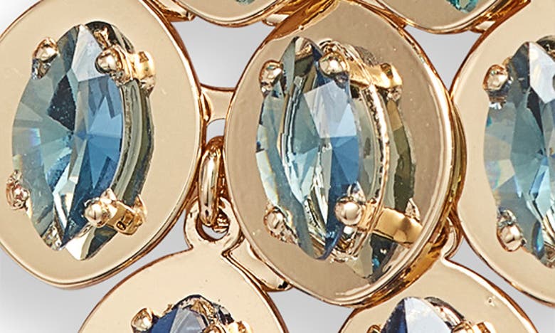 Shop Nordstrom Crystal Disc Chandelier Drop Earrings In Blue Ombre- Gold