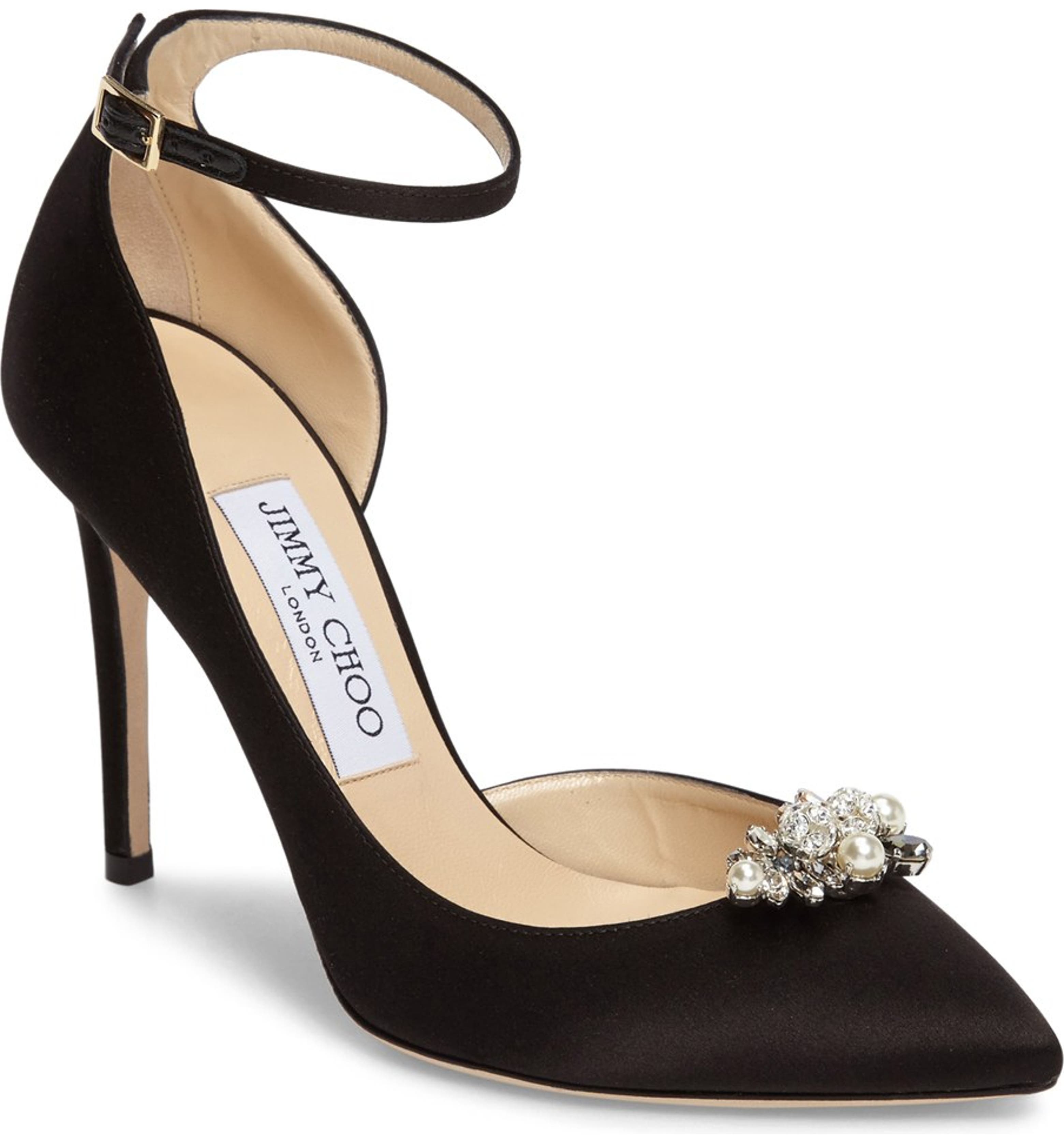 Jimmy Choo Rose d'Orsay Pump with Jeweled Clip (Women) | Nordstrom