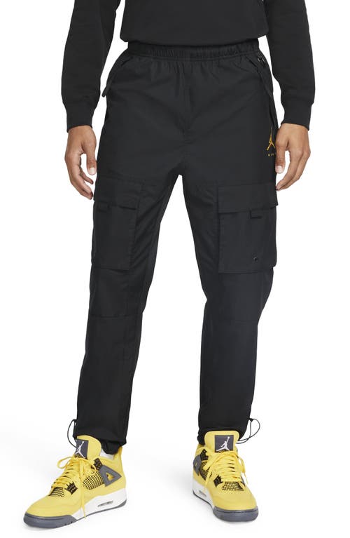 Nike Jumpman Water Repellent Pants Black/Black at Nordstrom,
