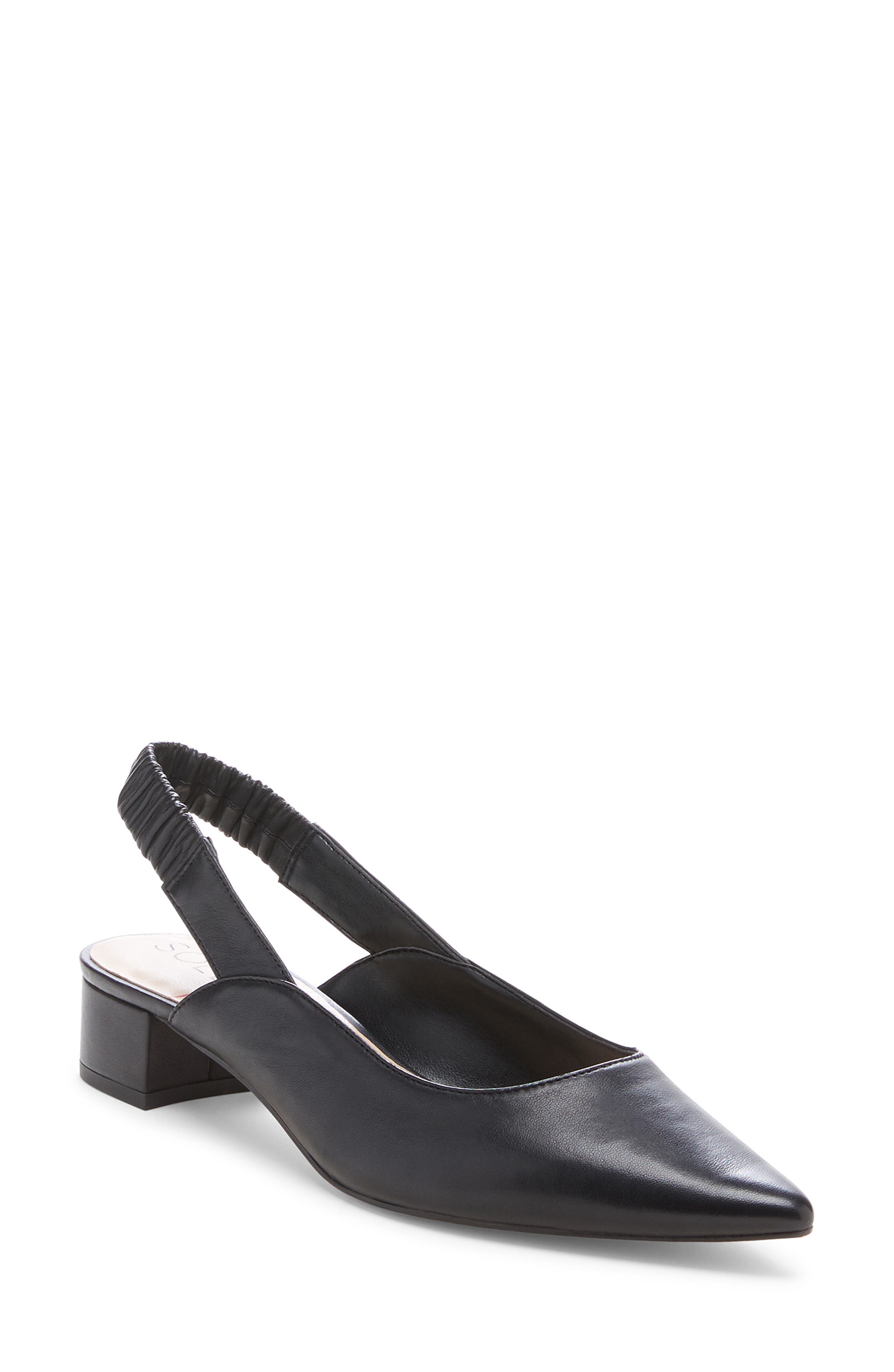 Sole Society Meranne Slingback Pump- Black