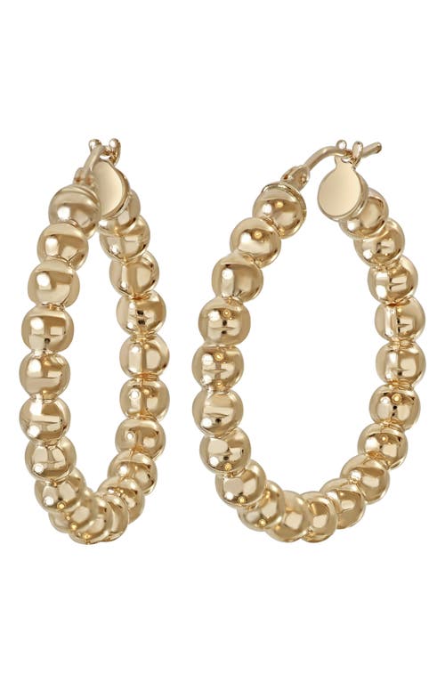 Bony Levy 14k Hoop Earrings In 14k Yellow Gold