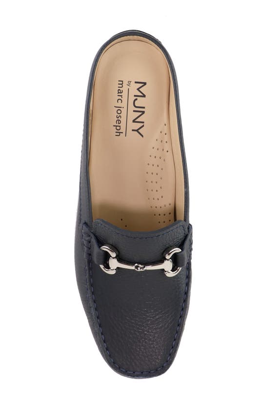 Shop Marc Joseph New York Ocean Drive Mule In Navy Grainy