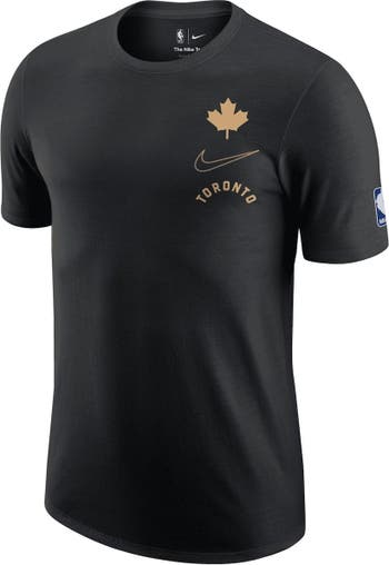 Men's Nike Black Toronto Raptors 2022/23 City Edition Essential Pullover Hoodie Size: Medium