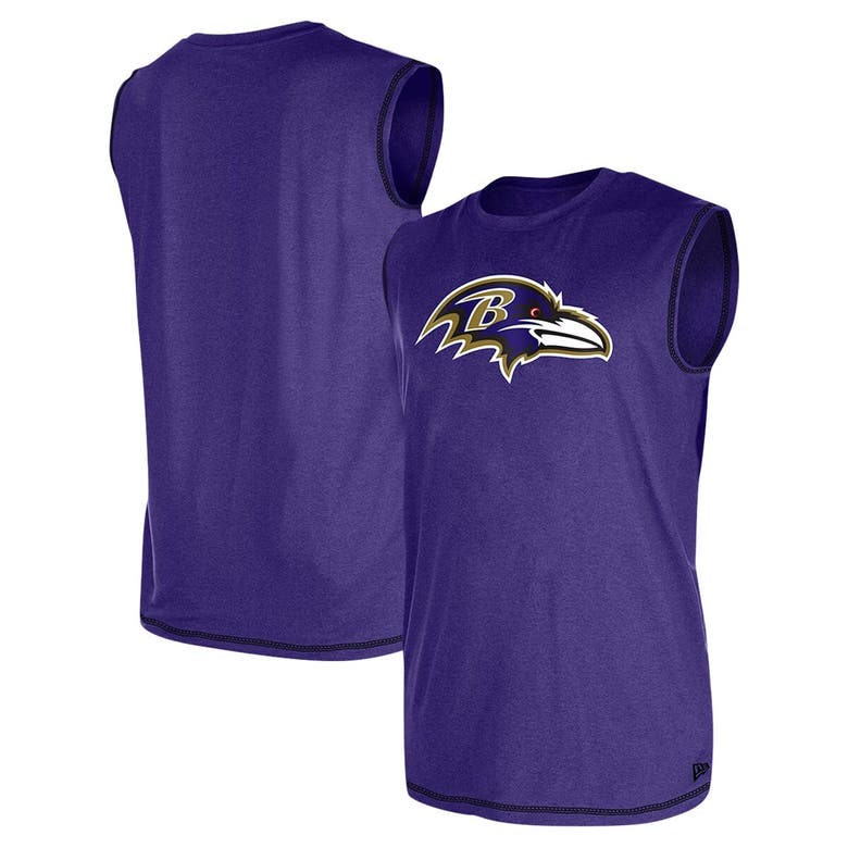 New Era Purple Baltimore Ravens Tank Top