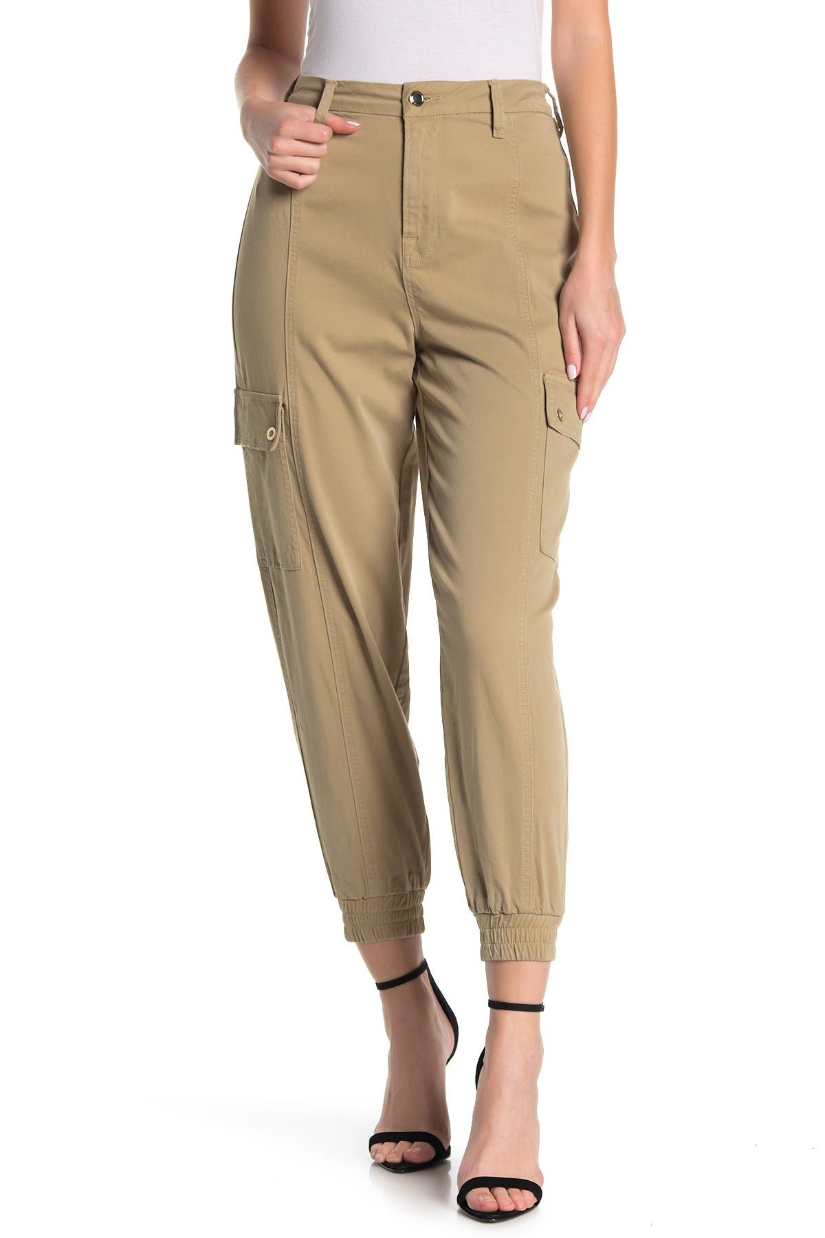 plus size high waisted cargo pants