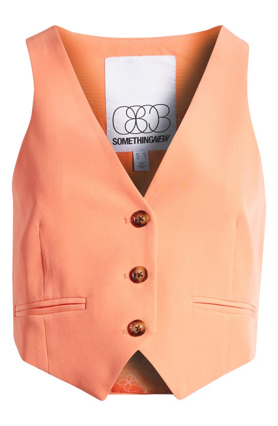 Shop Something New Jennifer Crop Vest In Camellia