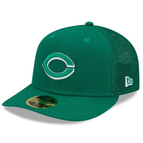 Men's New Era Gray/Green Cincinnati Reds 150th Anniversary Cyber 59FIFTY Fitted Hat