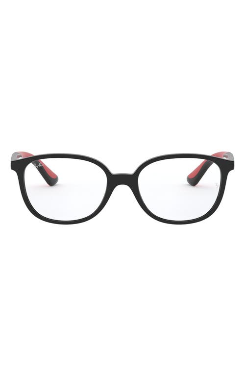 Ray-Ban Kids' 49mm Optical Glasses in Black at Nordstrom