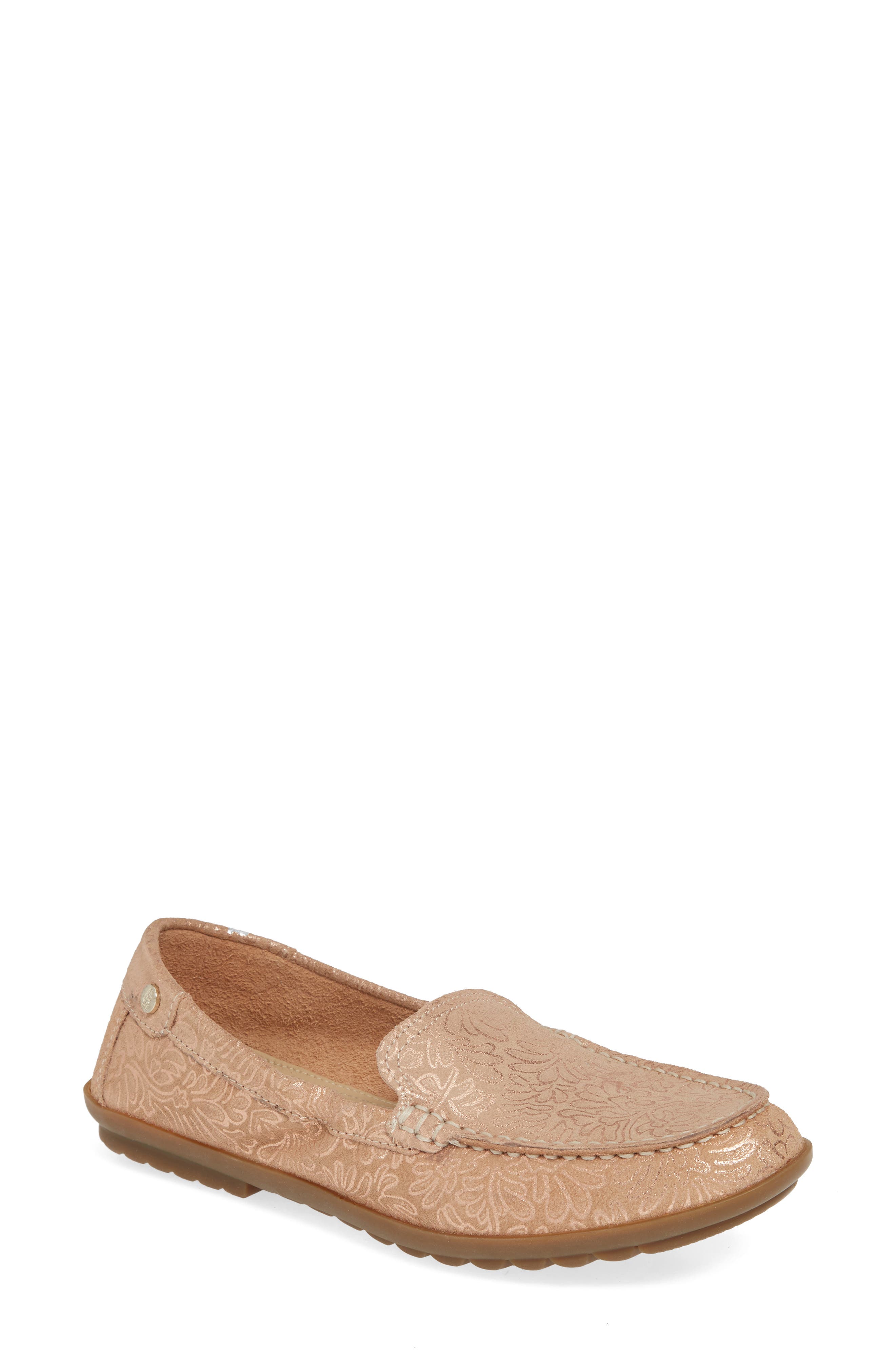 Hush Puppies Aidi Moc Toe Slip-On, Coral