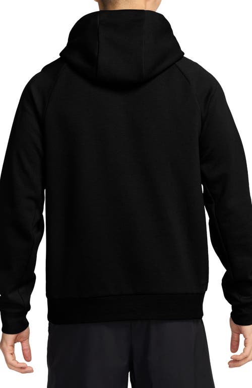 Shop Nike Primary Dri-fit Hoodie In Black/black