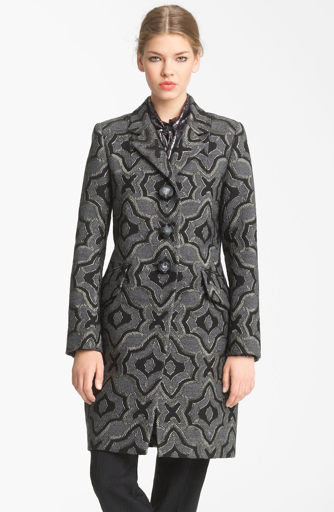 MARC JACOBS Kaleidoscope Jacquard Coat Nordstrom