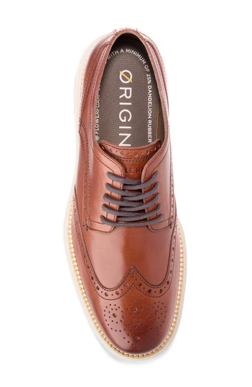 Cole Haan Orignalgrand Remastered Wingtip Derby In Woodbury/ivory