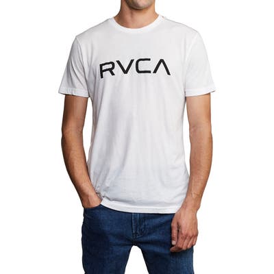 Rvca Big Rvca Logo T-Shirt, White