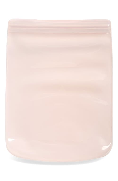 W & P Design Porter 46 oz. Reusable Stand-Up Storage Bag in Blush